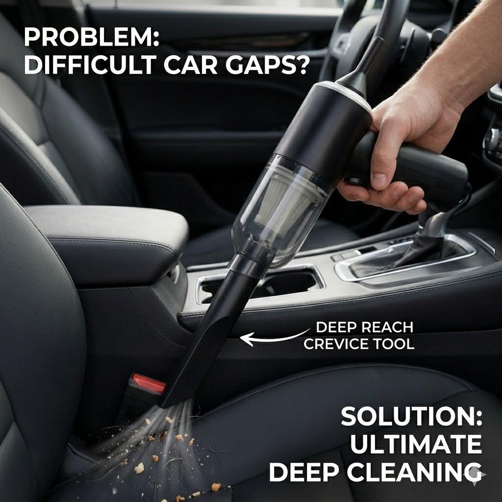 3 IN 1 Portable Handheld Vacum: The Ultimate Compact Cleaner