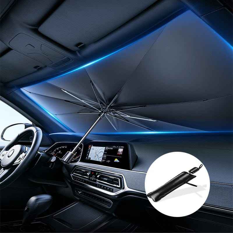 Foldable Windshield Sunshade Umbrella| Protect Dashboard, Seats All Weather UV Blocker