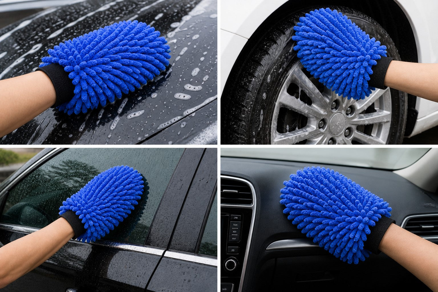 Car Wash Glove – Mitt Microfiber Wash Glove For Detailing & Cleaning
