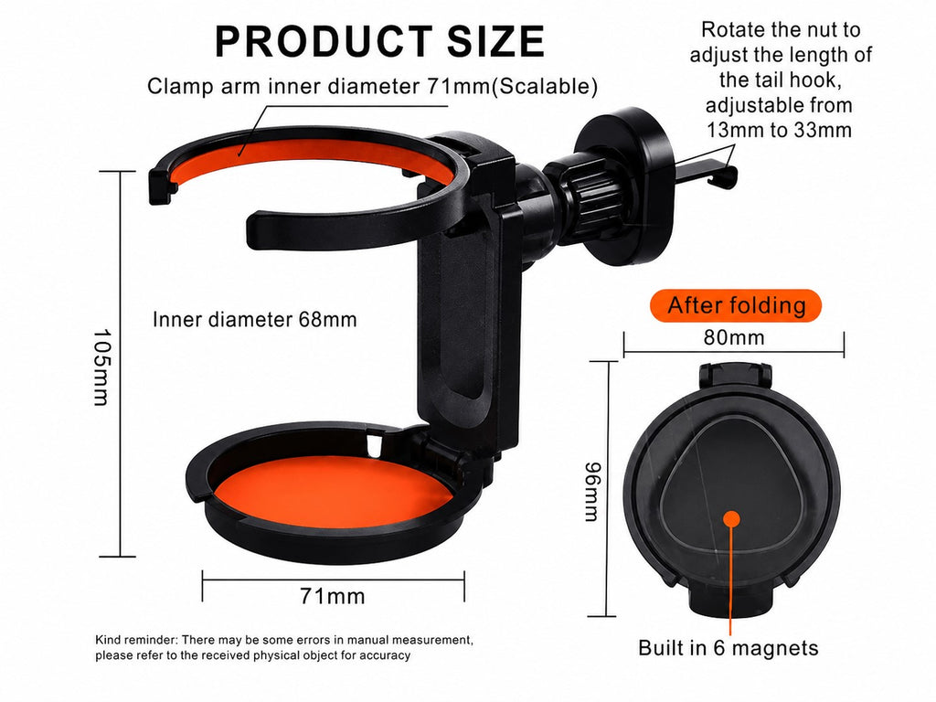 2-in-1 Car Air Vent Phone & Cup Holder