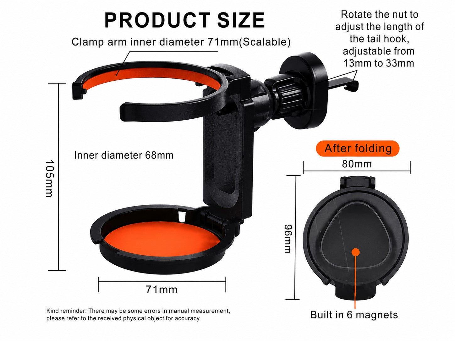 2-in-1 Car Air Vent Phone & Cup Holder