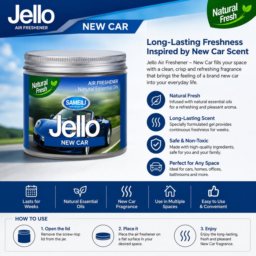 Jello Car Air Freshner And Home Air freshner 220 Gram