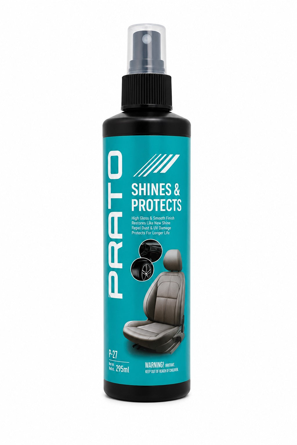 PRATO Shines & Protects | Leather, Dashboard, And Tyre