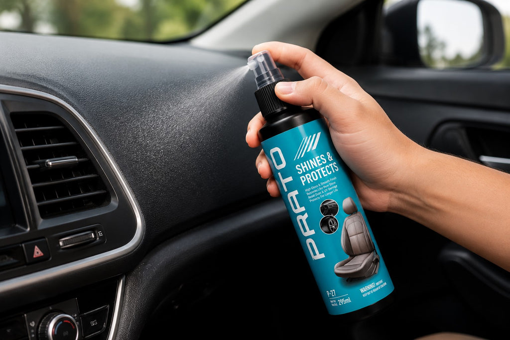PRATO Shines & Protects | Leather, Dashboard, And Tyre